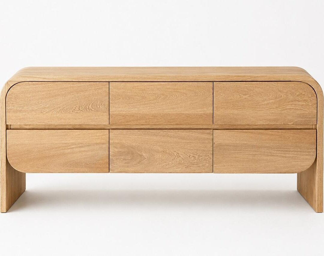 Vajillero / Rack para TV — Roble