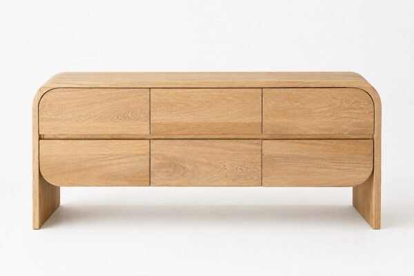 Vajillero / Rack para TV — Roble